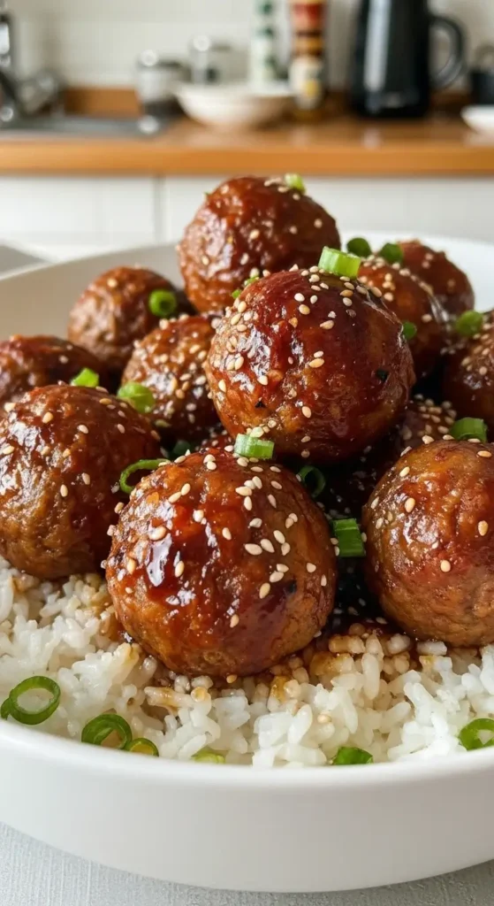 Korean BBQ Meatballs
