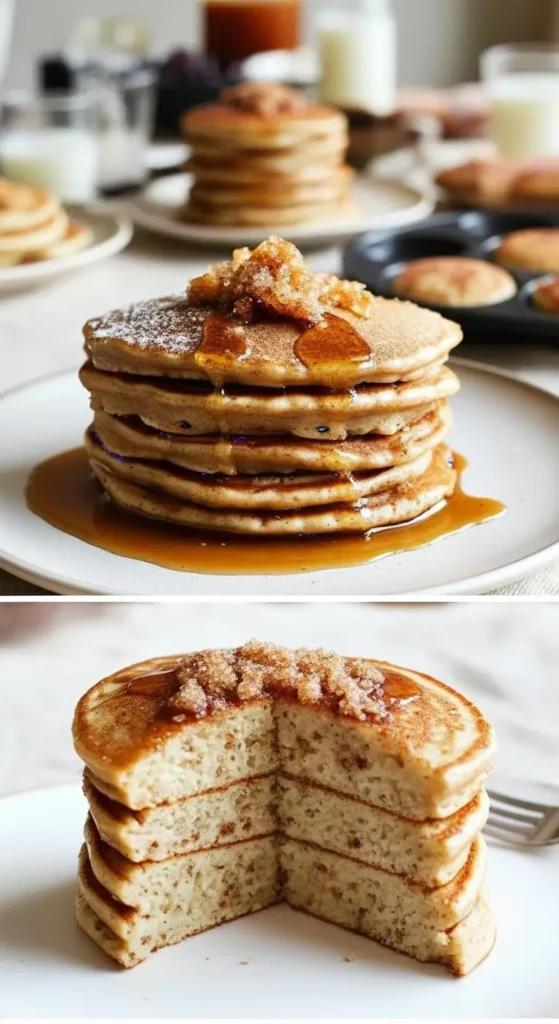 Cinnamon Brown Sugar Pancakes