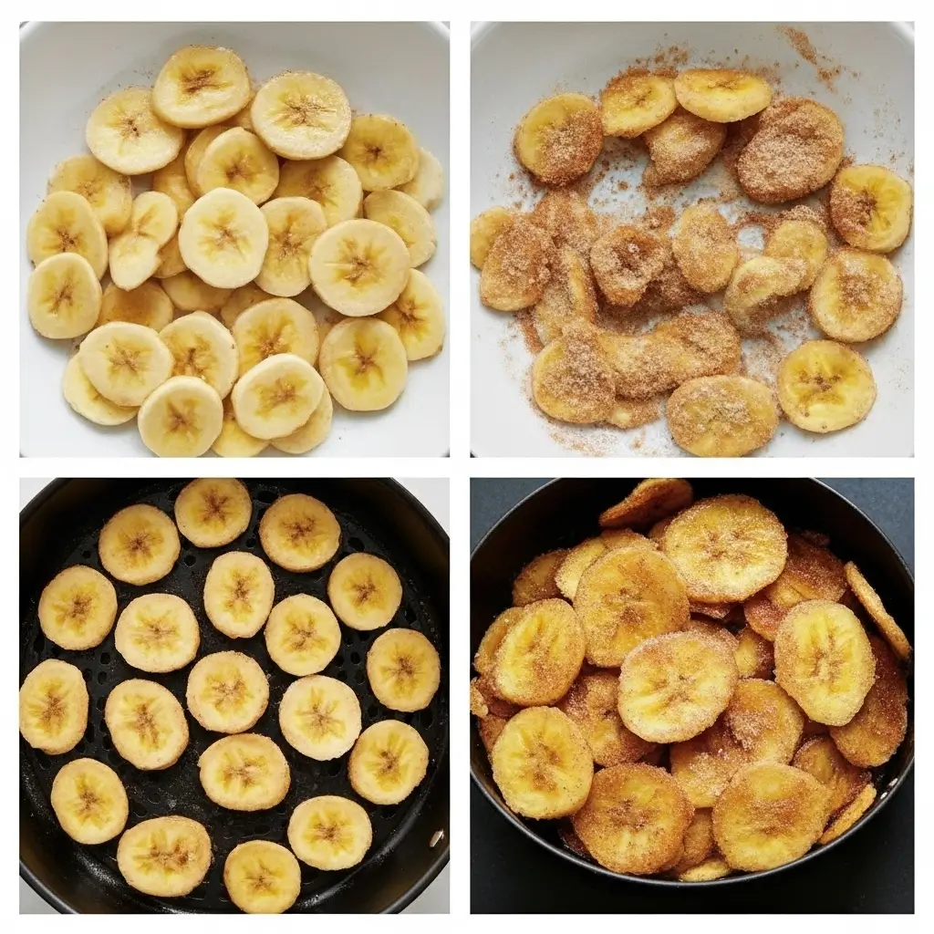 Crispy Cinnamon Sugar Banana Chips