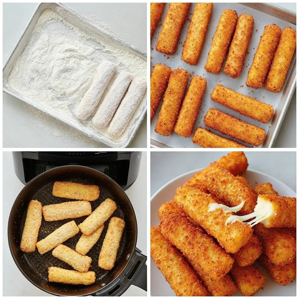 Air Fryer Mozzarella Sticks