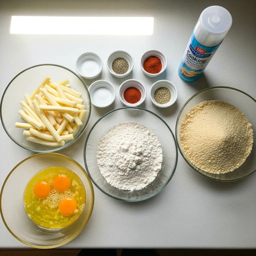 Air Fryer Mozzarella Sticks