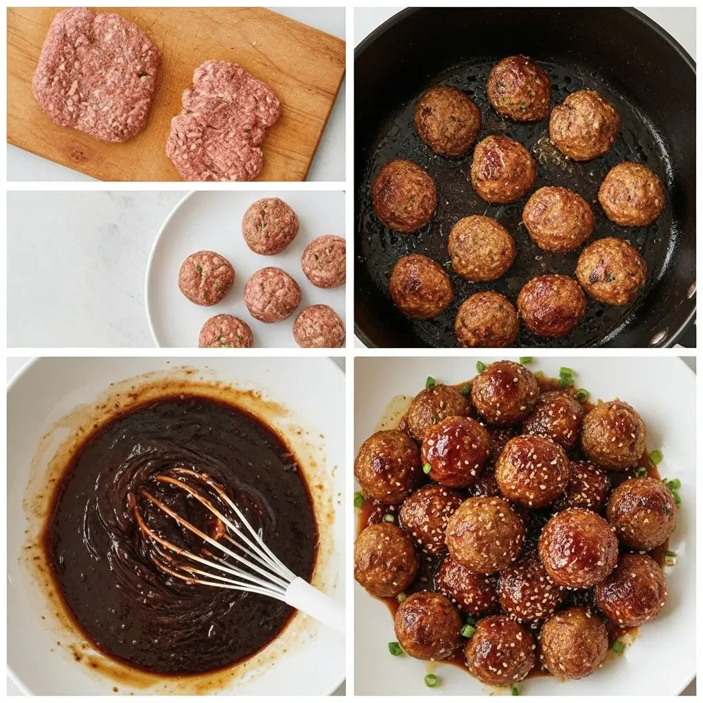 Korean BBQ Meatballs
