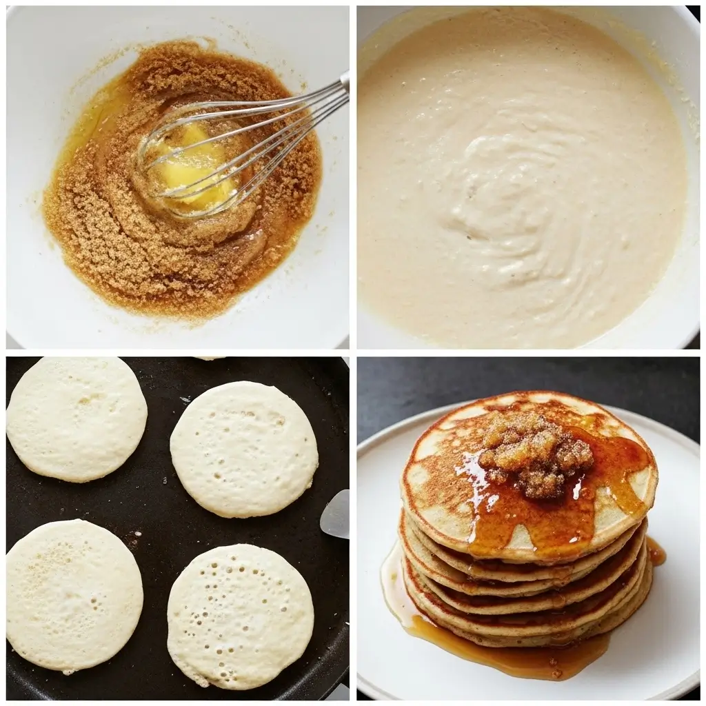 Cinnamon Brown Sugar Pancakes