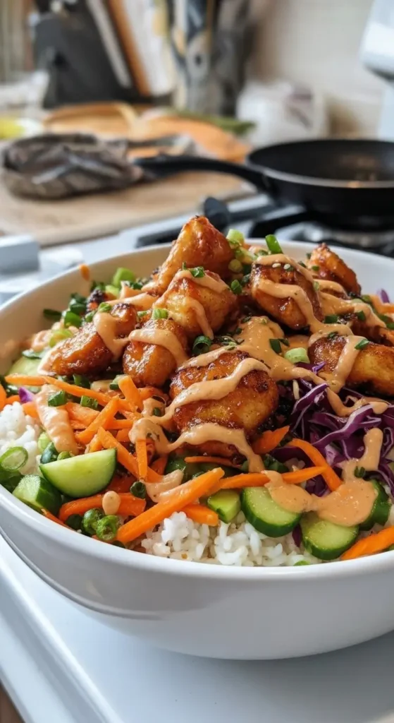 Bang Bang Chicken Bowl