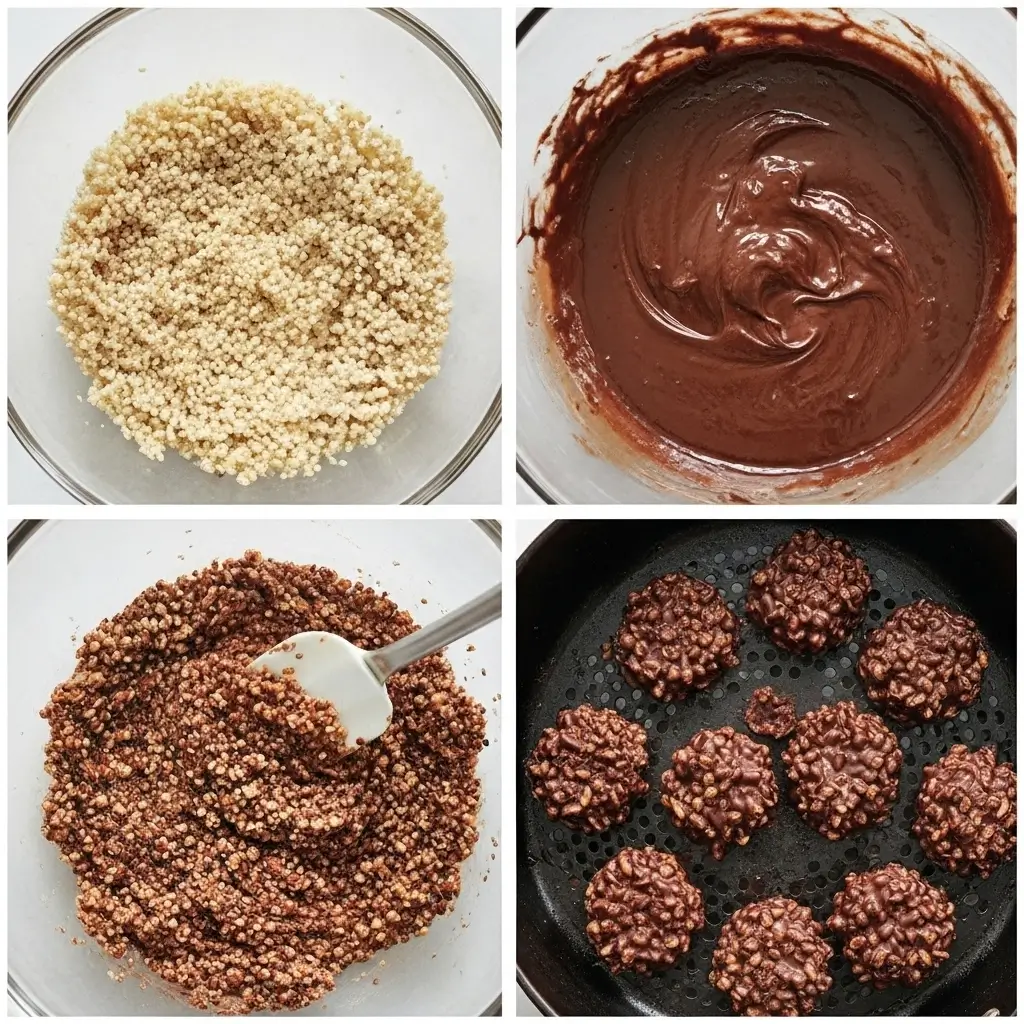 Dark Chocolate Quinoa Crisps