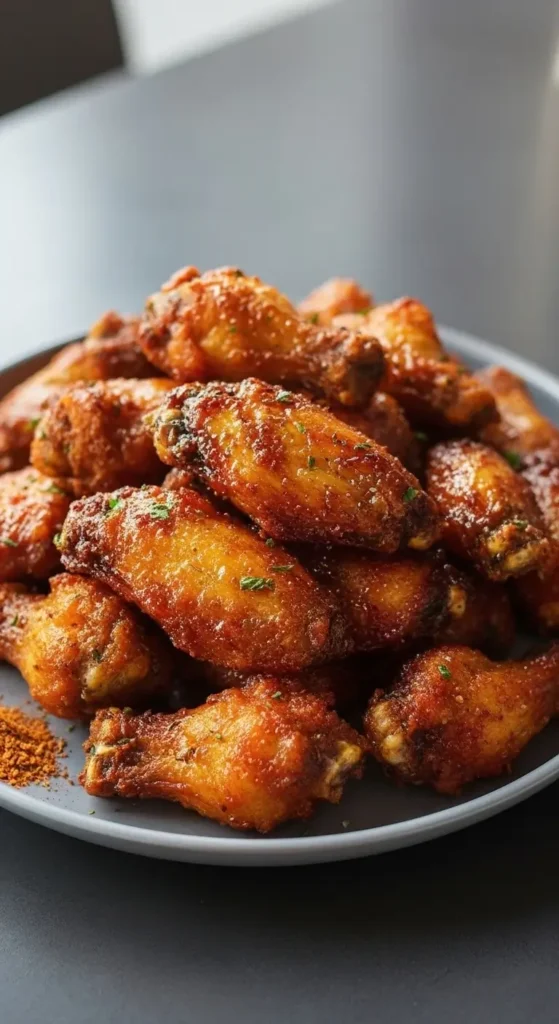 Crispy Dry Rub Chicken Wings