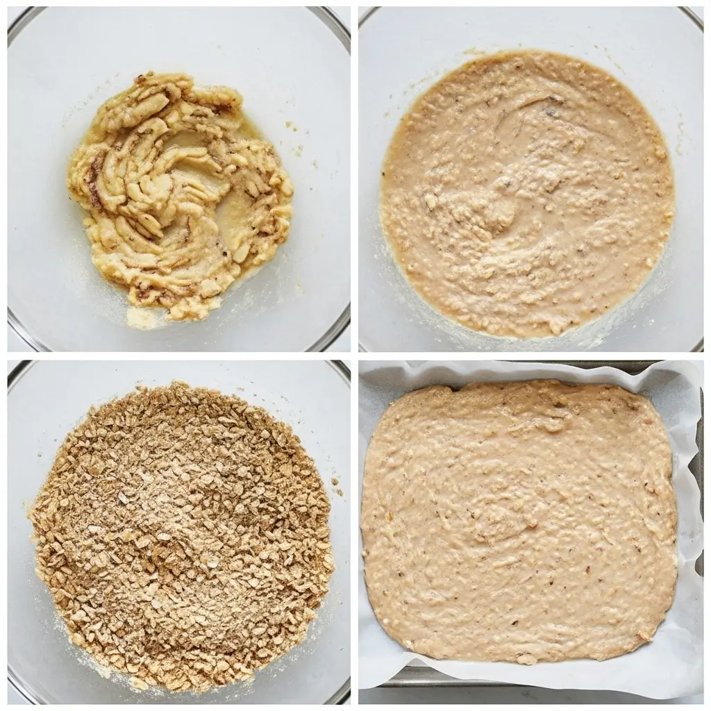 Banana Oatmeal Bars