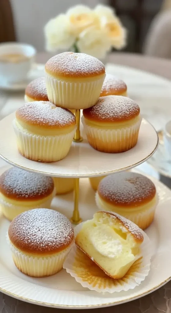 Japanese Cotton Cheesecake Cupcakes