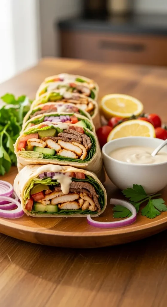 Chicken Shawarma with Garlic Sauce