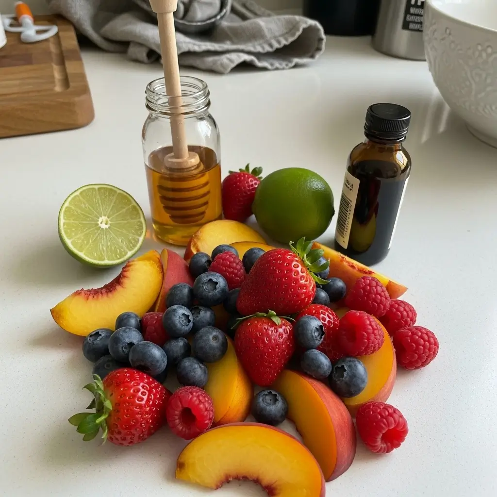 Peach Berry Fruit Salad